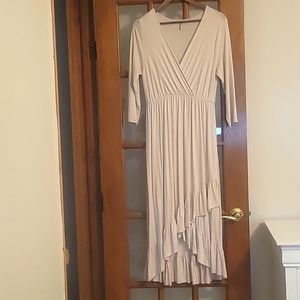 Off White Maternity Dress